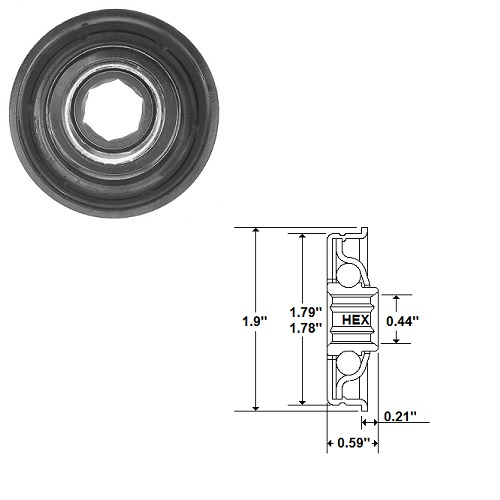 Conveyor Roller Bearing HM453-1100H-SS